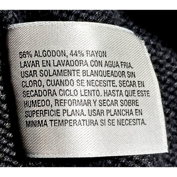 Vintage Worthington Black Knit Short-Sleeve Cardigan Sweater Womens Size M - Picture 3 of 13